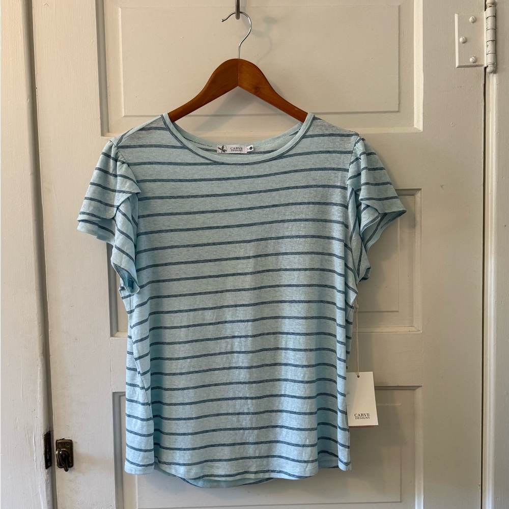 Carve Designs Mila Hemp Top - L - Picture 2 of 7